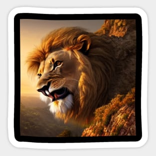 Lion Sticker